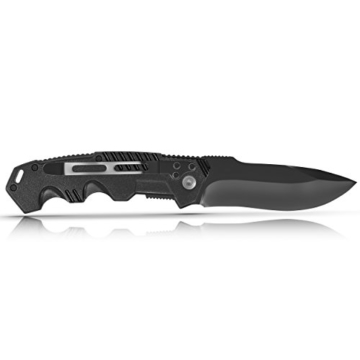 BERGKVIST® Klappmesser K10 [2018] Taschenmesser | Zweihandmesser extra scharf und darf geführt werden | Outdoor-Messer und Survival Messer mit Edelstahlklinge & Aluminiumgehäuse - 5